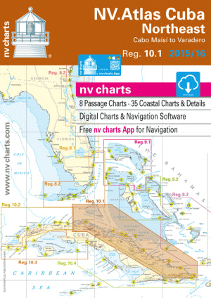 NV Charts Region 10.1 Cuba Northeast, Cabo Maisi to Varadero, 2015/16 Edition