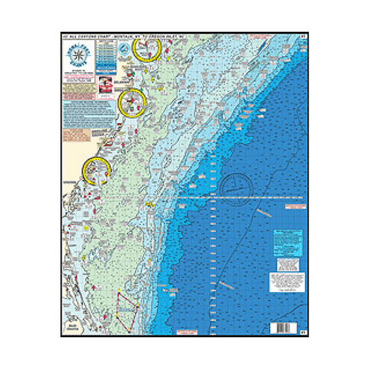 HPC 3 All Canyons Chart -Montauk Point, NY to Oregon Inlet, NC