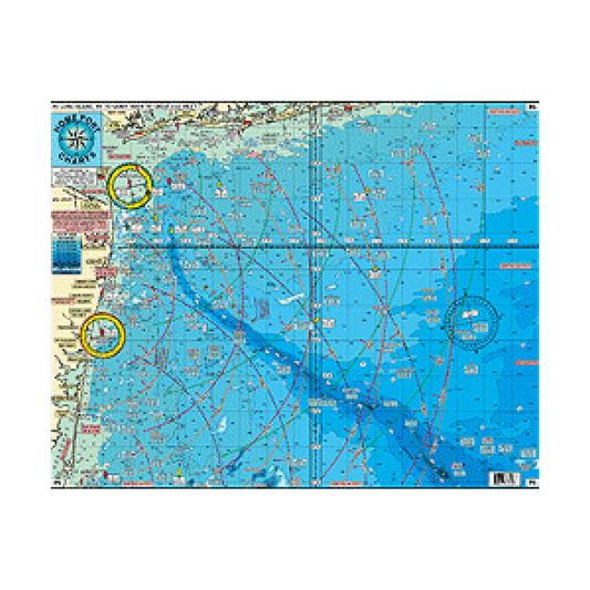 HPC 6 Mudhole Chart- Long Island, NY to Sandy Hook to Great Egg Inlet