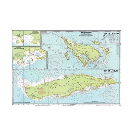 I-I A131 Isla de Culebra and Vieques chart by Imray-Iolaire