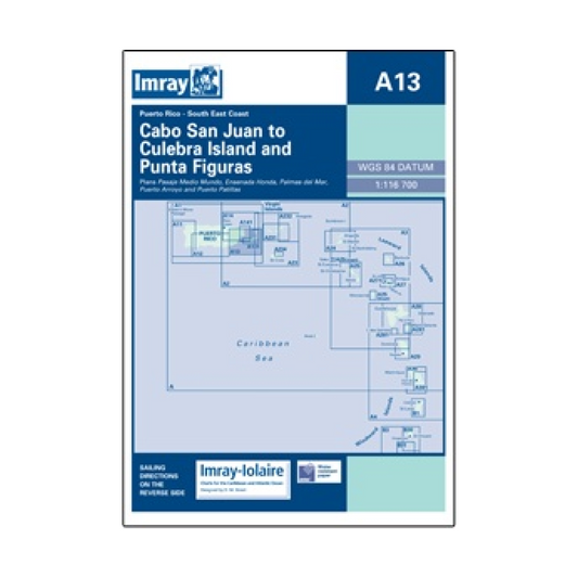 I-I A13 Cabo San Juan to Culebra Is and Punta Figuras - Southeast Coast of Puerto Rico