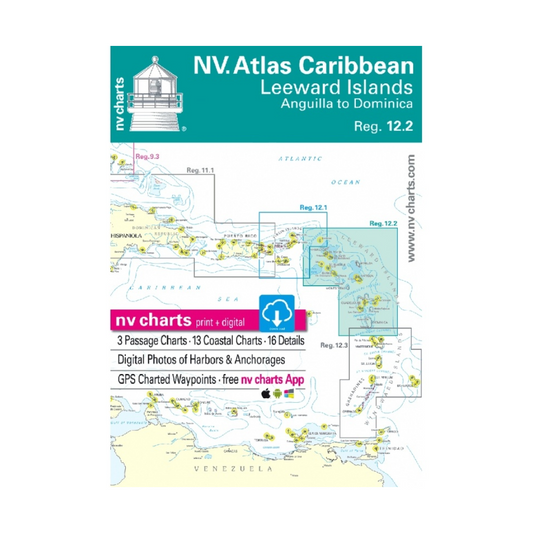 NV Charts Region 12.2 Leeward Island, Anguilla to Dominica (OLD EDITION / REDUCED)