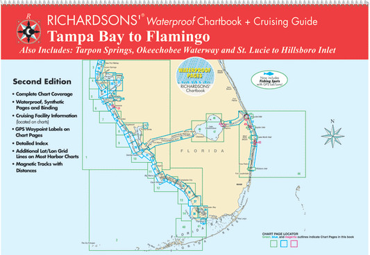Tampa Bay to Flamingo by Richardsons Chartbook & Cruising Guide 2E