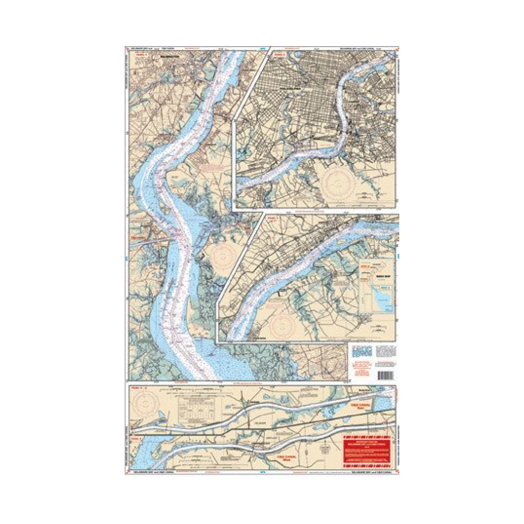 Waterproof Charts Delaware Bay 48