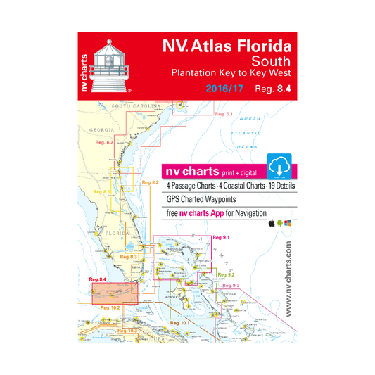 NV Charts Florida 8.4: South, Plantation Key to Key West