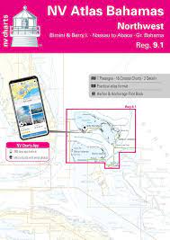 NV Charts Region 9.1 Northwest Bahamas, Bimini & Berry Islands (Nassau to Abaco - Grand Bahama)(2022/23)