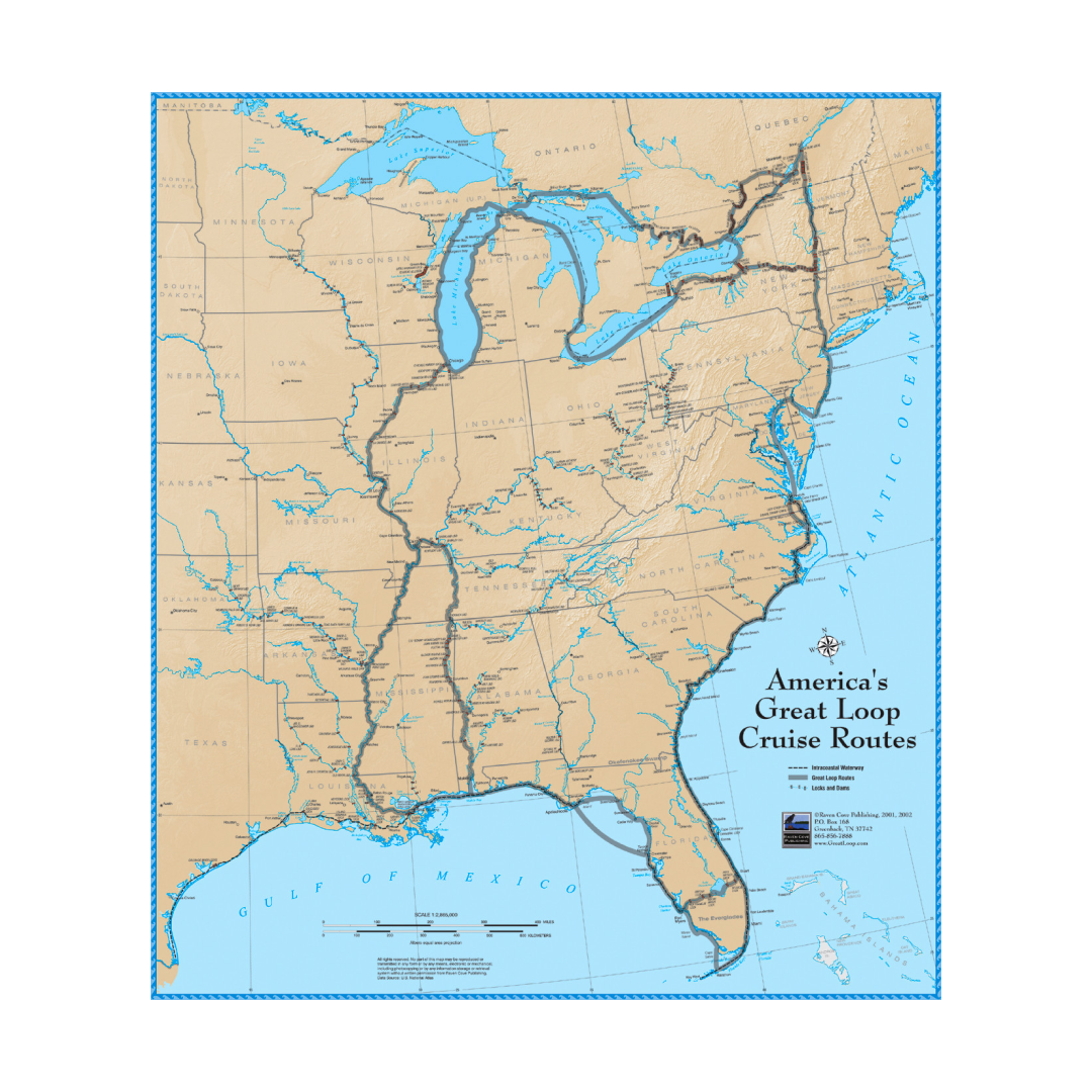 America's Great Loop Cruise Routes – Pilothouse Charts