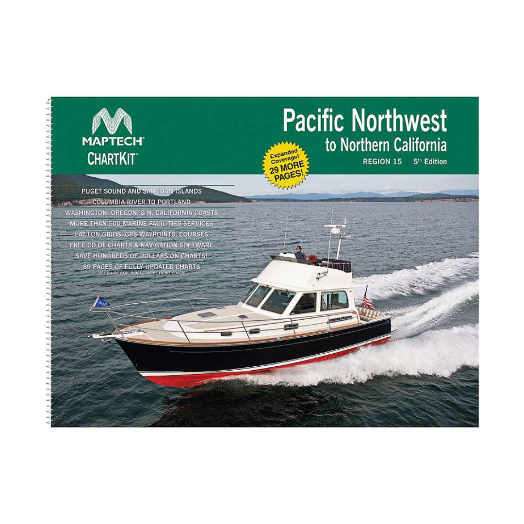 ChartKit 15 Pacific Northwest to Northern California 5E by Maptech