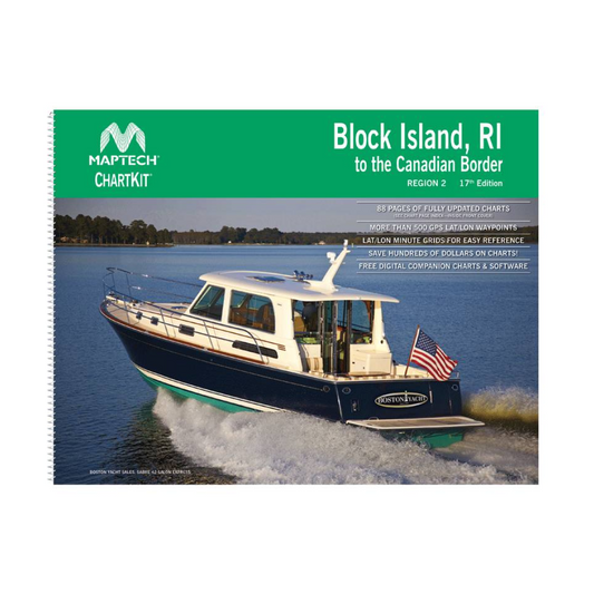 ChartKit 2 (OLD EDITION/REDUCED) Block Island to Canadian Border 17ED by Maptech