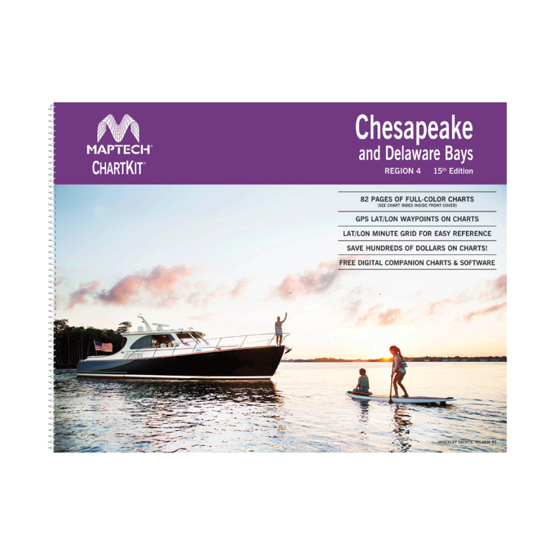 ChartKit 4 Chesapeake & Delaware Bays 15E by Maptech