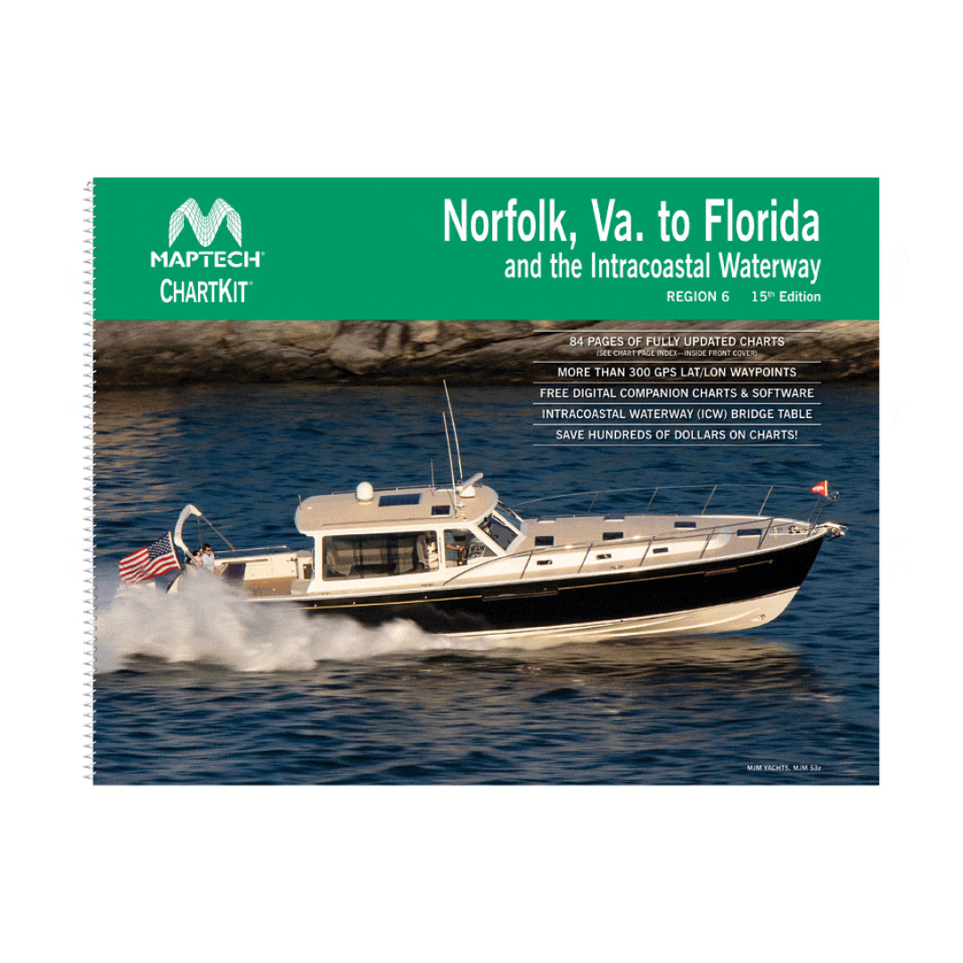 ChartKit 6 Norfolk, Va. 15 ED. to Florida and the Intracoastal Waterway by Maptech