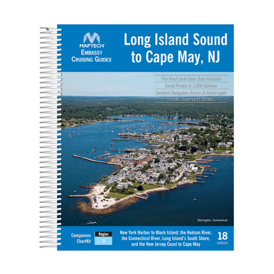 Embassy Long Island Sound to Cape May, NJ 18th Ed. by Maptech
