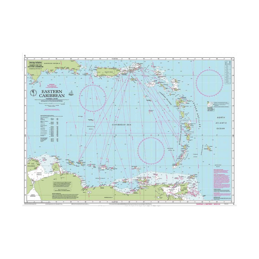 I-I 1 Eastern Caribbean chart by Imray-Iolaire
