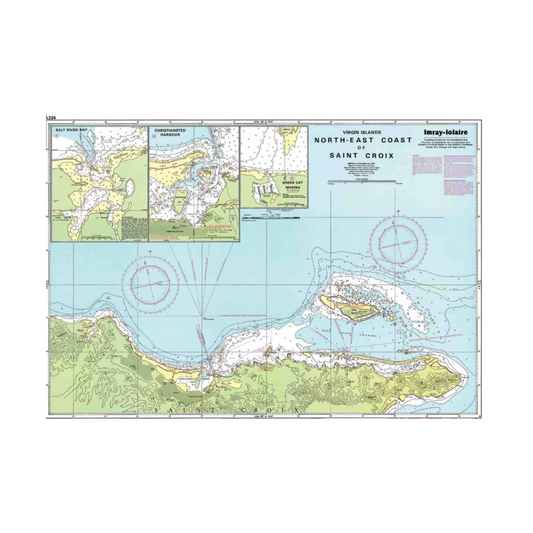 I-I A234 Northeast Coast of St. Croix chart by Imray-Iolaire