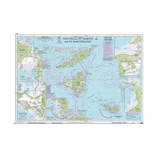 I-I A24 Anguilla, St Martin and St Barthelemy chart by Imray-Iolaire