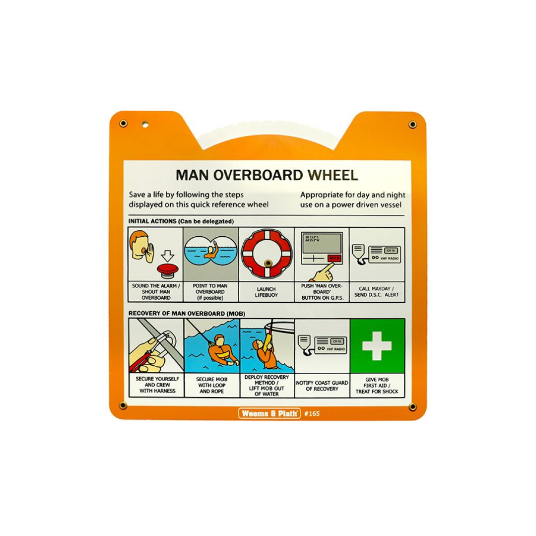 Man Overboard Wheel W&P165 for Williamson Turn