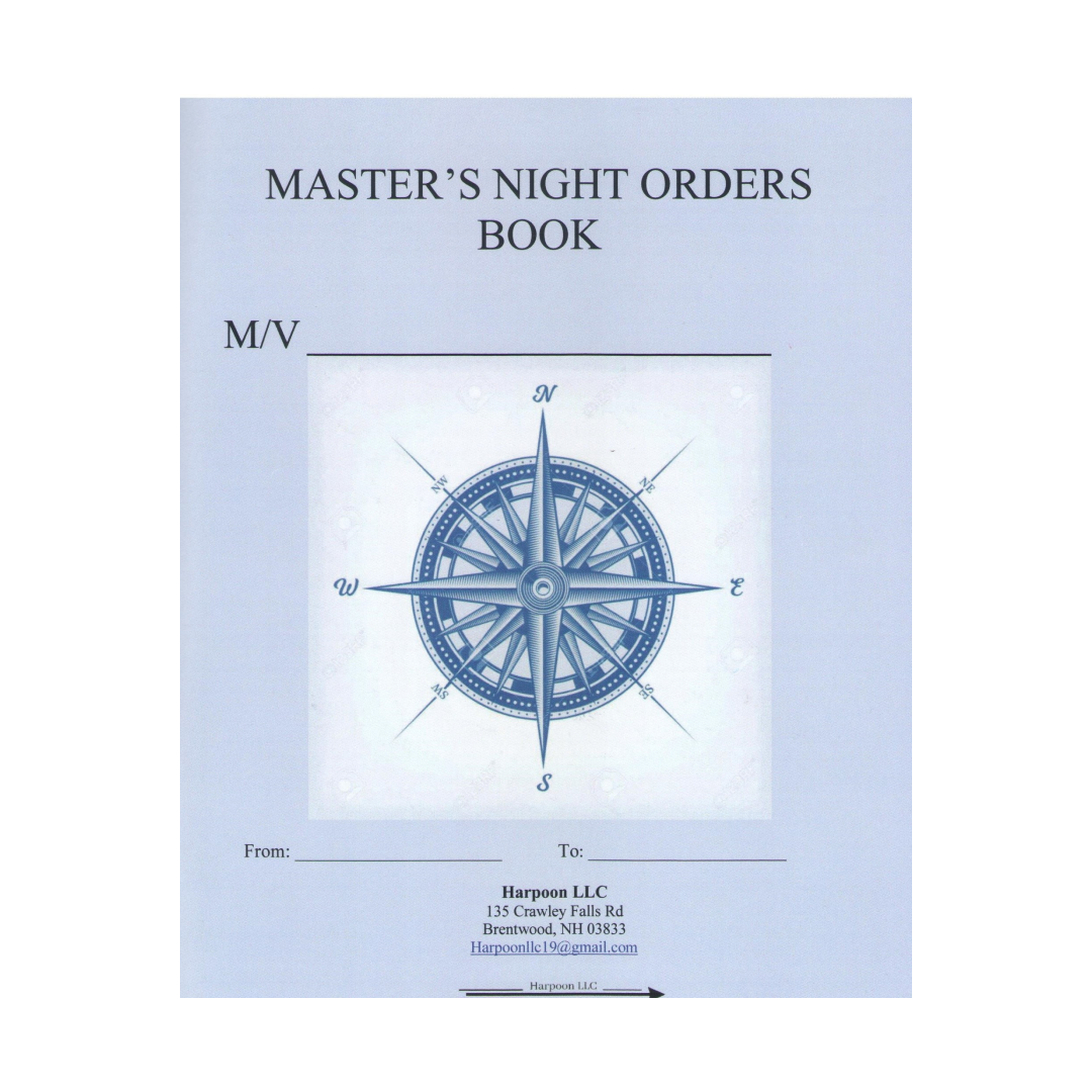 Master's Night Orders Book by Harpoon