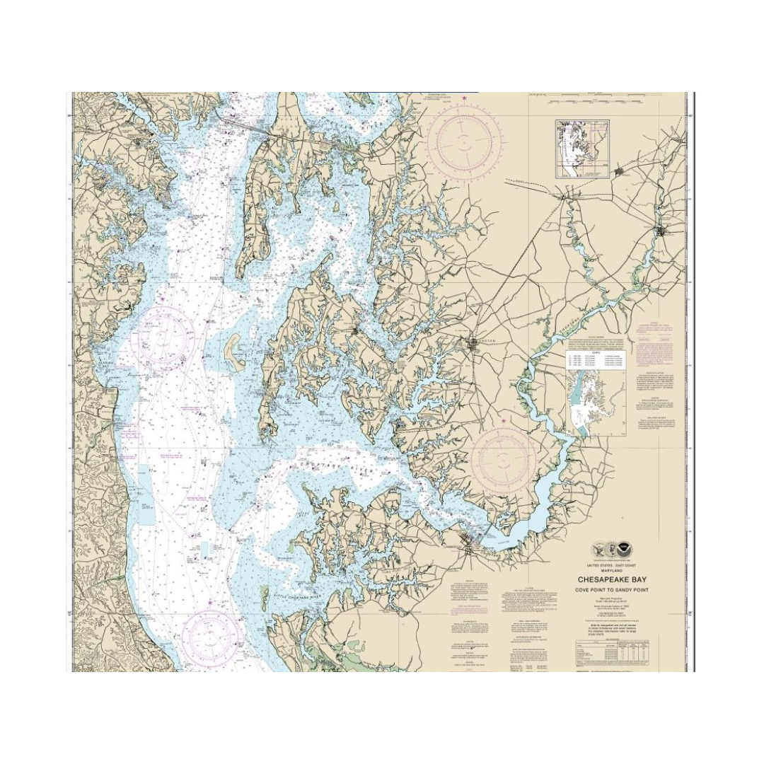 NOS 12263 OGF Cove Point to Sandy Point – Pilothouse Charts