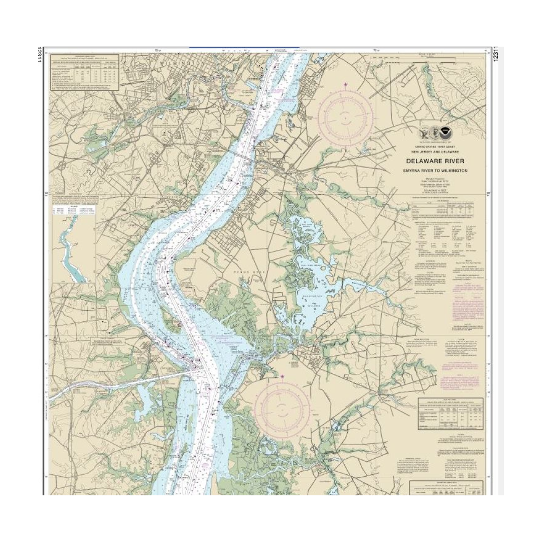 NOS 12311 OGF Delaware River - Smyrna River to Wilmington