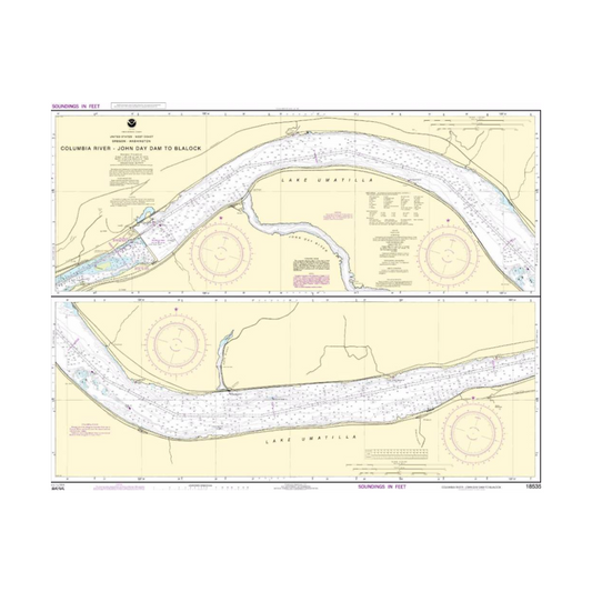 NOS 18535 OGF Columbia River - John Day Dam to Blalock