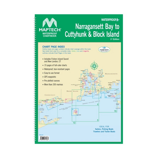 Narragansett Bay to Cuttyhunk 1E Maptech WPB