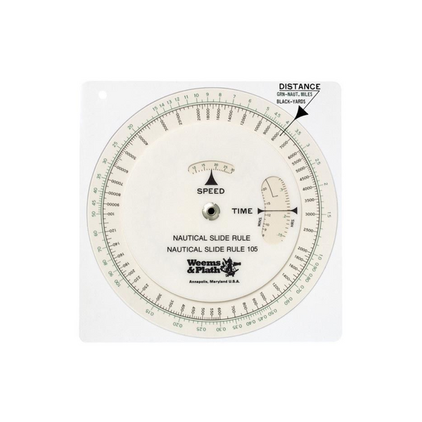 アメリカ海軍　航海計算尺　RULE, SLIDE, NAUTICAL 1952年 Nautical Circular Slide Rule W&P 105 – Pilothouse Charts