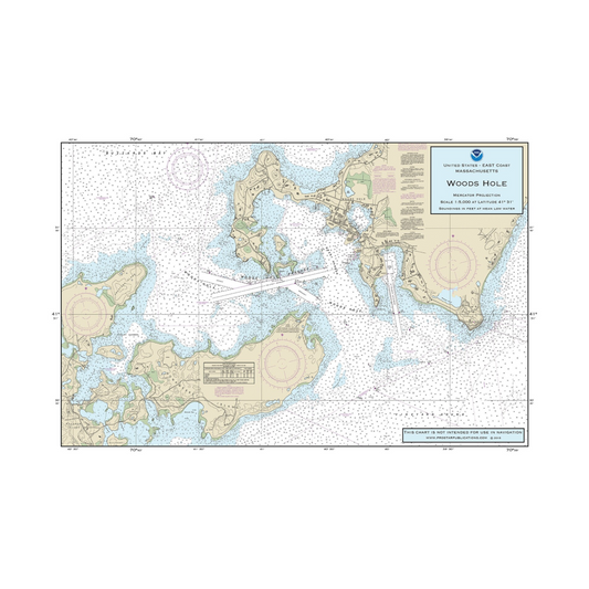 Nautical Placemat Woods Hole 12"x18"
