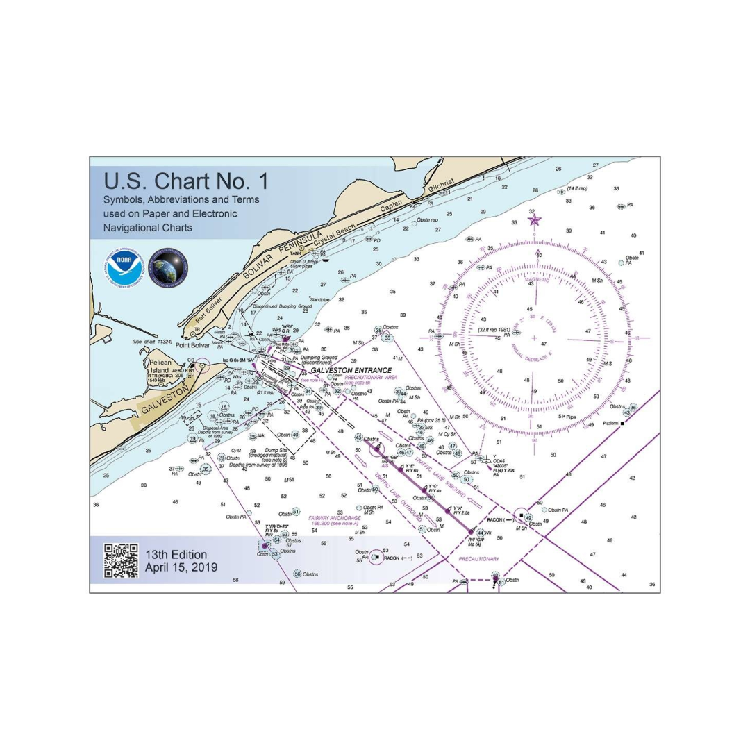 U.S. Chart No. 1: Symbols, Abbreviations And Terms Used On Paper And E ...