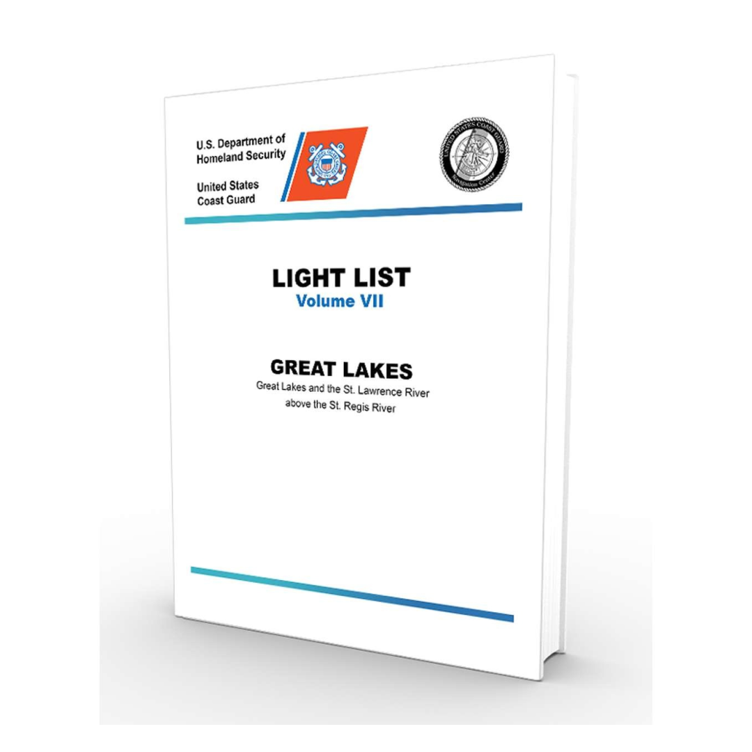USCG Light List 7 2024 Great Lakes