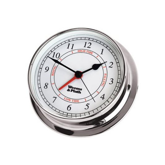 W&P Chrome Endurance 125 Time & Tide Clock
